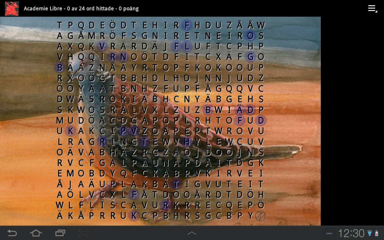 Capture deux du jeu sur une tablette
